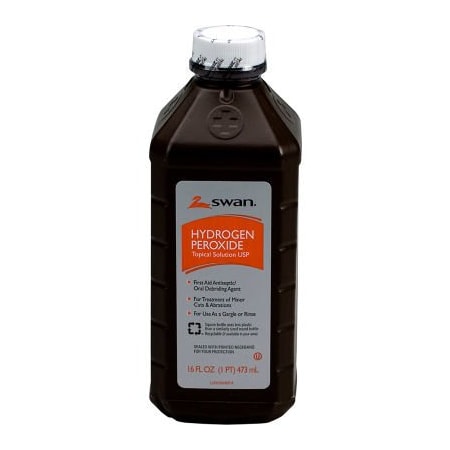 Acme United First Aid Only Hydrogen Peroxide 3%, 16oz, 12PK M334